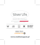 Pokrowiec na materac gruby Silver Life 140x200