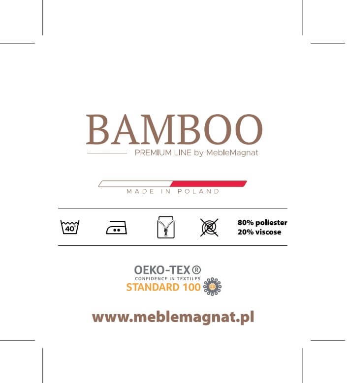 Pokrowiec na materac gruby Bamboo 160x200