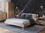 Łóżko drewniane bukowe 180x200 Beskid 02 buk naturalny