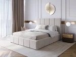 Łóżko tapicerowane z pojemnikiem 140x200 PRO line 18 kolor Soro 21