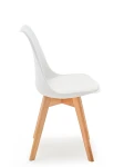 Krzesło Skandynawskie RIO Białe