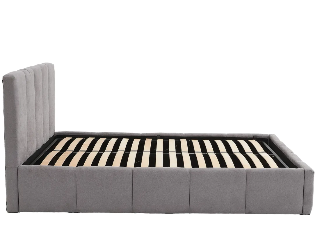 Łóżko tapicerowane z materacem i pojemnikiem 160x200 PRO line 18 kolor Soro 90