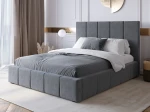 Łóżko tapicerowane z materacem i pojemnikiem 160x200 PRO line 18 kolor Soro 97
