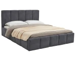 Łóżko tapicerowane z materacem i pojemnikiem 160x200 PRO line 18 kolor Soro 97