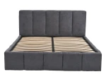 Łóżko tapicerowane z materacem i pojemnikiem 160x200 PRO line 18 kolor Soro 97