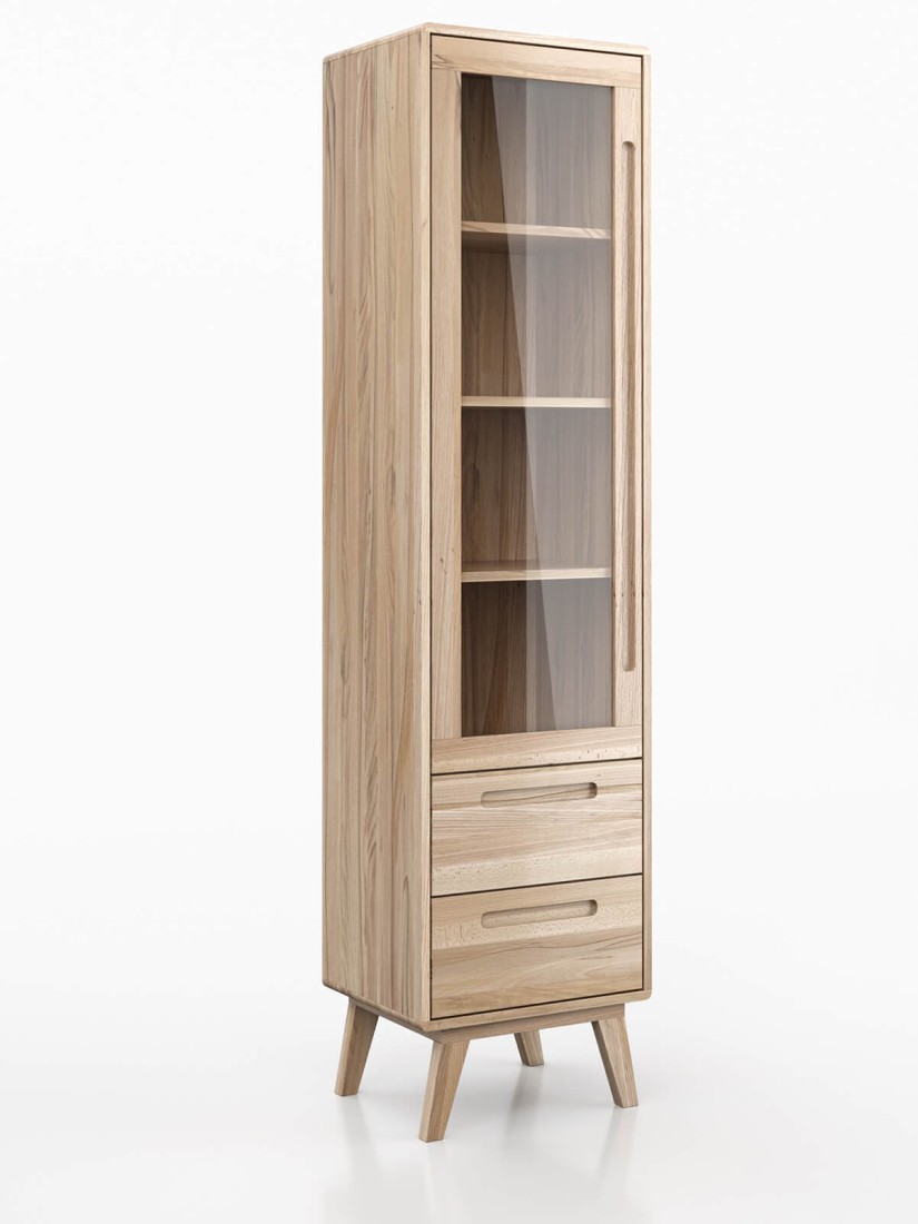 Witryna drewniana bukowa Beskid szer. 50 cm buk naturalny