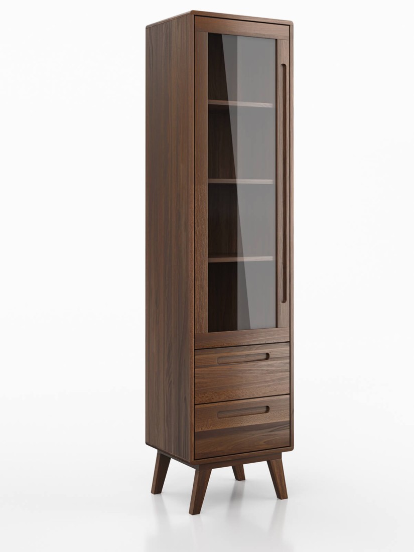 Witryna drewniana bukowa Beskid szer. 50 cm orzech włoski