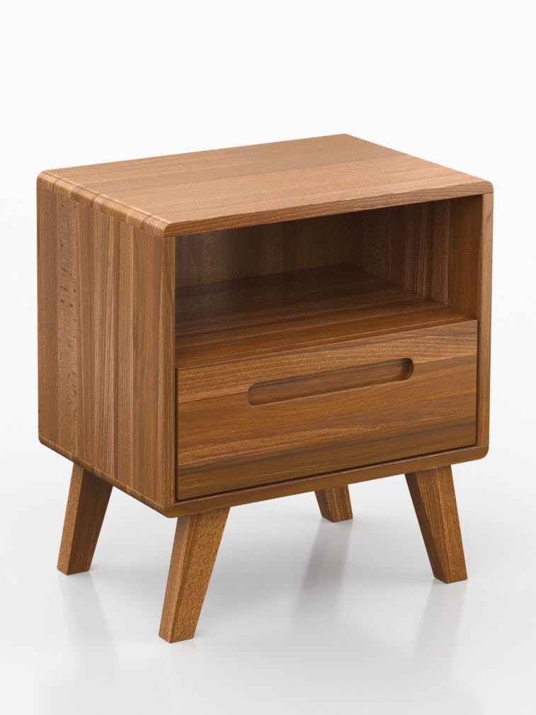 Szafka nocna drewniana bukowa Beskid dąb rustikal