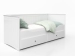 Łóżko rozkładane z 2 szufladami 80x200 Helmes