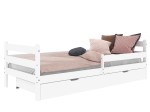Łóżko dziecięce 160x80 z szufladą Kacperek białe