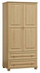 Outlet - Szafa drewniana 2D nr4 wieszak S90 sosna