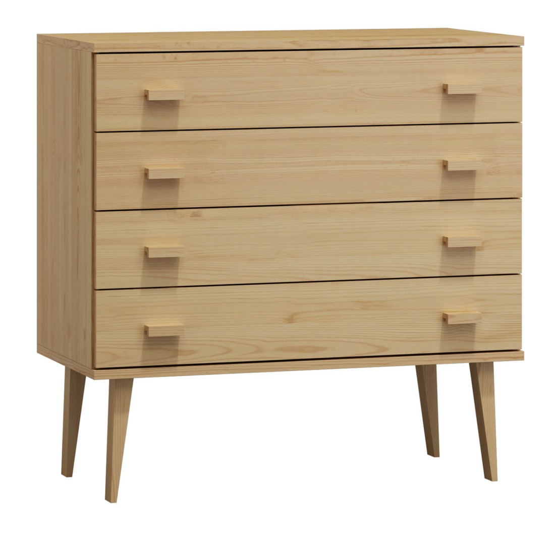 Outlet - Komoda sosnowa drewniana Venuci nr1 99 cm 4s sosna