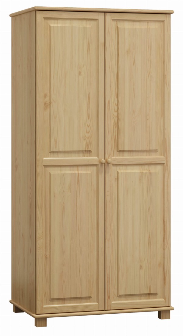Outlet - Szafa drewniana 2D nr2 wieszak S90 sosna