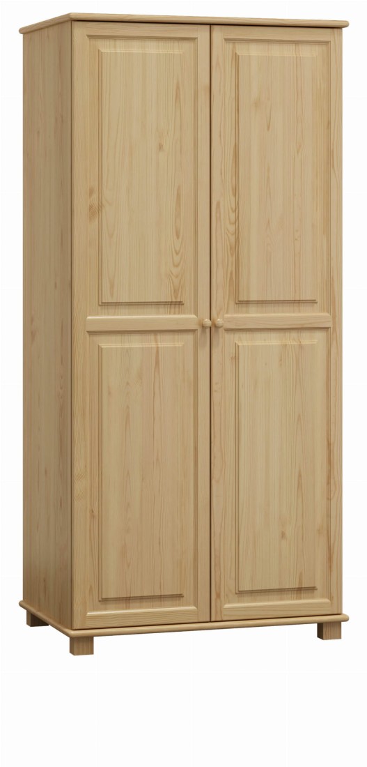 Outlet - Szafa drewniana 2D nr2 wieszak S90 sosna