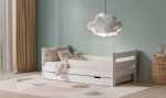 Łóżko dziecięce 160x80 z szufladą Kacperek białe
