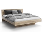 Łóżko lewitujące 180x200 dąb sonoma DM2 z płyty meblowej 