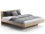 Łóżko lewitujące 180x200 dąb sonoma DM2 z płyty meblowej 