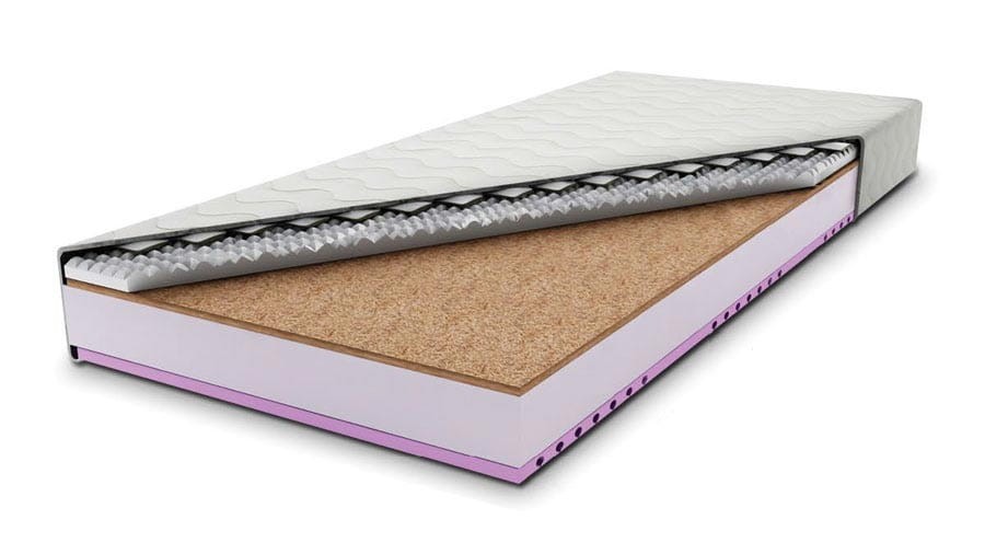 OUTLET - Materac piankowy Izar 140x200 kokos + molet 