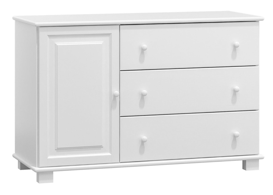 OUTLET - Komoda drewniana sosnowa nr35 g42 biała 