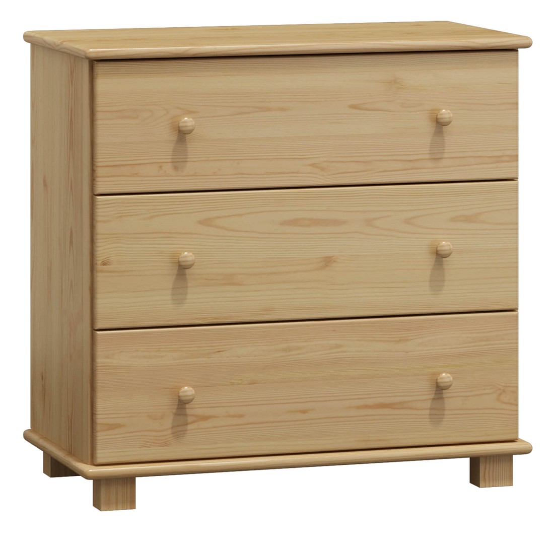 OUTLET - Komoda sosnowa drewniana 3s g47 