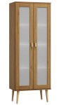 Witryna drewniana Venuci 89 cm dąb