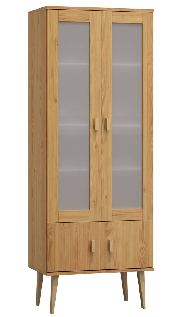 Witryna drewniana Venuci drzwiczki 79 cm olcha