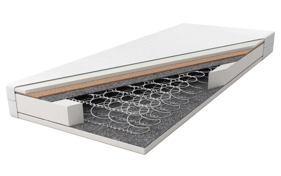 OUTLET - Materac sprężynowy Solaro 140x200 kokos 