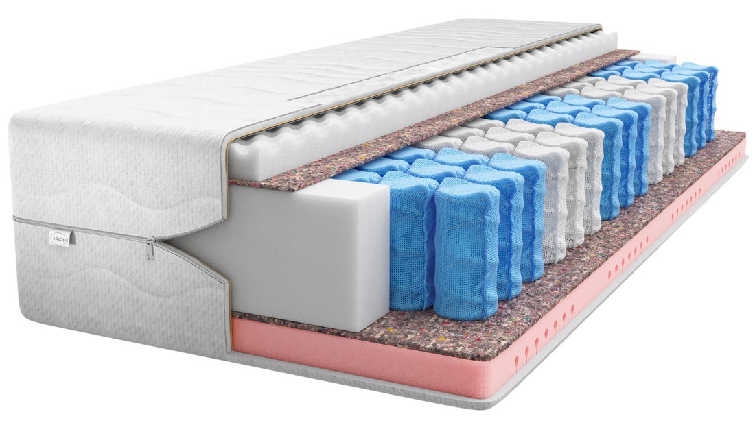 OUTLET - Materac kieszeniowy Artemida 90x200 molet 