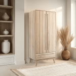 Szafa drewniana bukowa Beskid szer. 90 cm buk naturalny