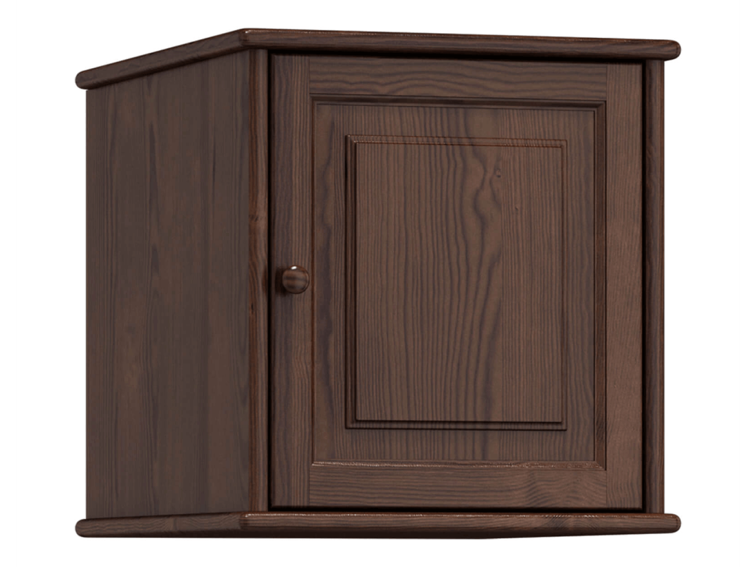 OUTLET - Nadstawka sosnowa nr1 szer. 60cm orzech 