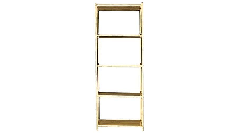 OUTLET - Regał drewniany ażurowy prosty w200 szer. 80cm kolor DĄB