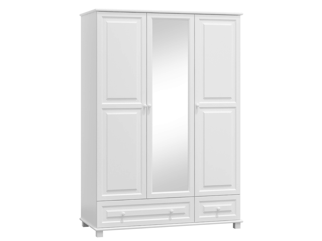 OUTLET - Szafa sosnowa 3D nr5 S120 biała 