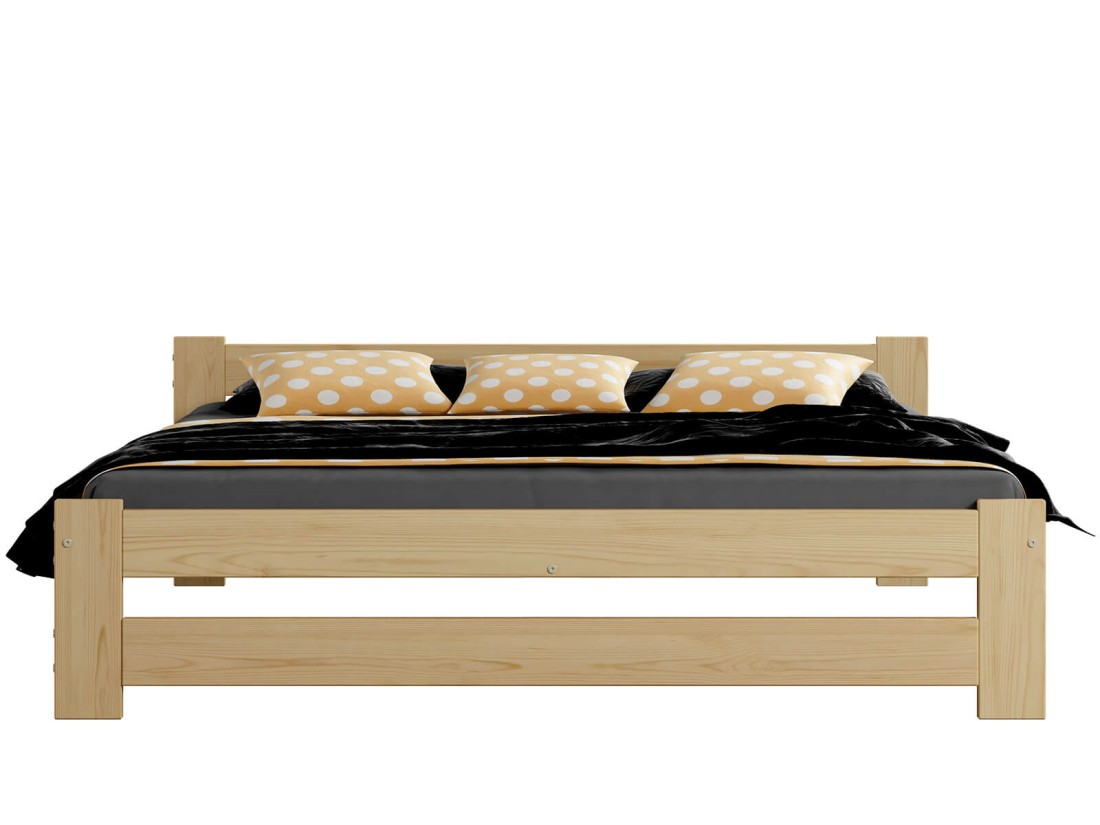 OUTLET - Łóżko drewniane Inter 150x200 eko sosna 