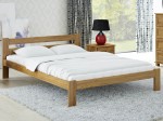 OUTLET - Łóżko drewniane Mato 135x200 eko dąb 