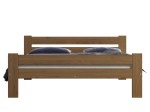 OUTLET - Łóżko drewniane Manta 135x200 eko dąb 