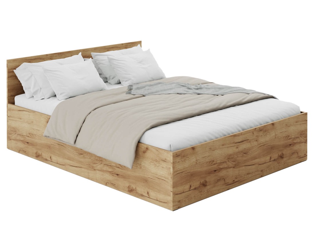 Łóżko DM1 160x200 Dąb Craft