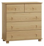 OUTLET - Komoda sosnowa drewniana 5s g42 sosna