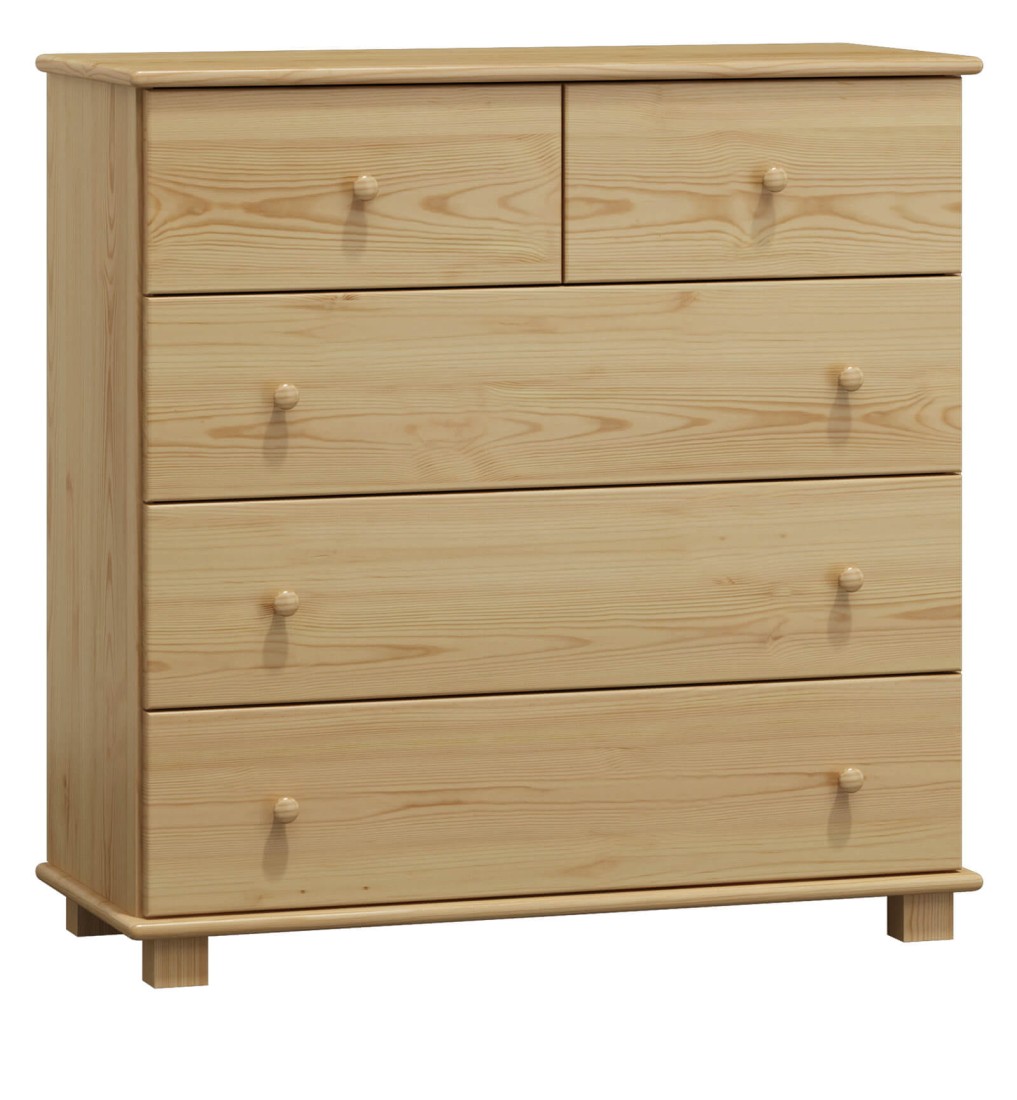 OUTLET - Komoda sosnowa drewniana 5s g42 sosna
