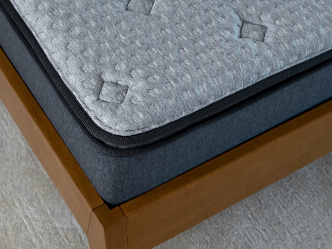 Materac kieszeniowy 180x200 Luxury Line Hera Bamboo Carbon