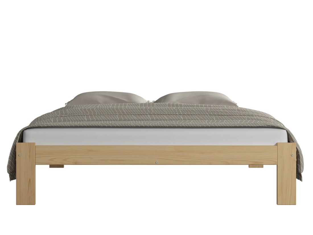 OUTLET - Łóżko drewniane Irys 135x200 eko sosna 