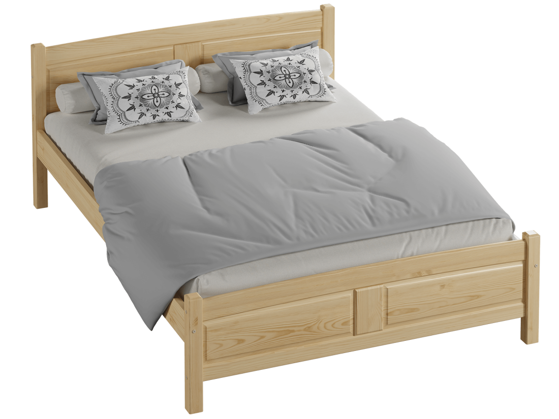 OUTLET -  Łóżko drewniane Julia 120x200 SOSNA 