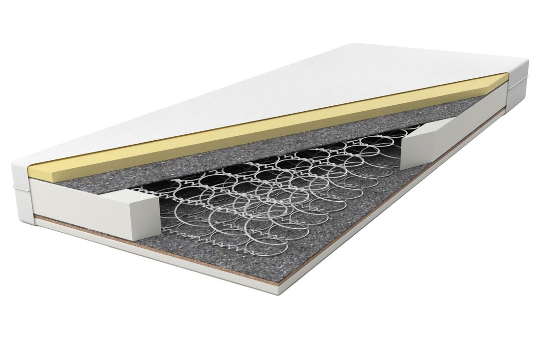 OUTLET - Materac sprężynowy Laura 120x200 kokos visco 