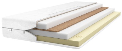 OUTLET - Materac piankowy Hiacynt 80x200 kokos + visco Aloe Vera