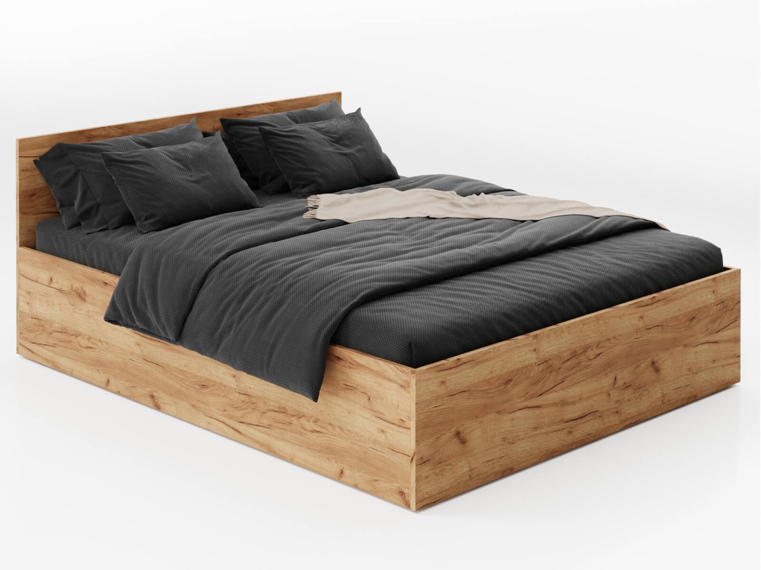 Łóżko DM1 120x200 Craft ze stelażem metalowym podnoszonym i pojemnikiem