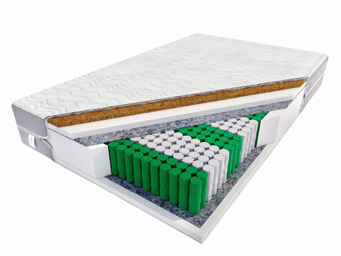 OUTLET - Materac kieszeniowy Wenus Max 90x200 kokos 