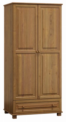 OUTLET - Szafa sosnowa 2D nr1 wieszak S80 dąb 