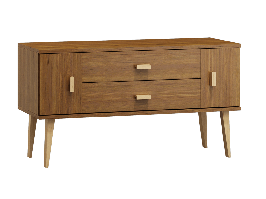 OUTLET - Komoda sosnowa drewniana Venuci nr3 155 cm 2s