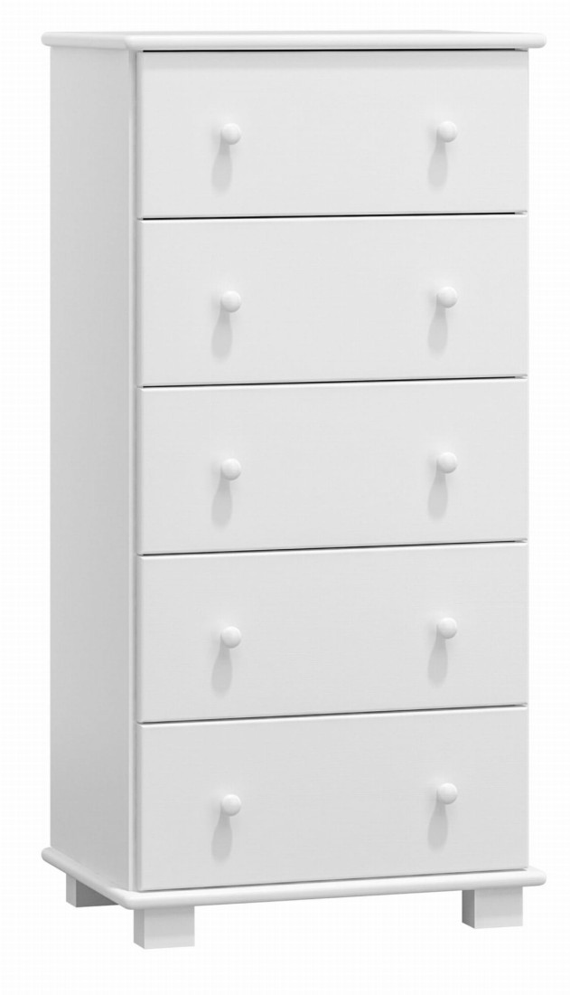 OUTLET - Komoda drewniana sosnowa nr22 biała 