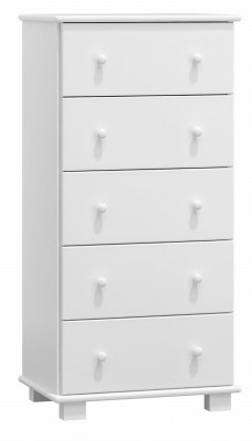 OUTLET - Komoda drewniana sosnowa nr22 biała 