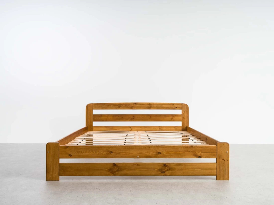 Łóżko sosnowe Lidia 160x200 dąb